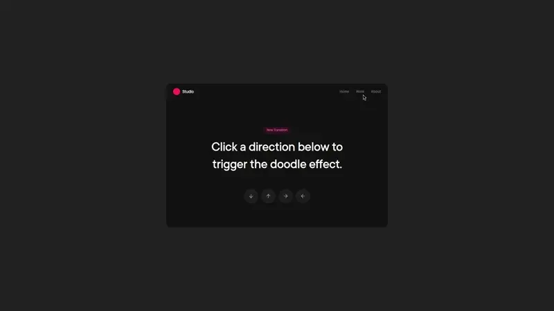 Color Wipe Page Transition