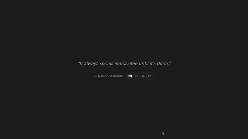 Multilingual Quote